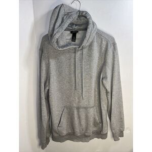 H & M Divided Women's Relaxed Fit Hoodie Sweatshirt Gray Size Small